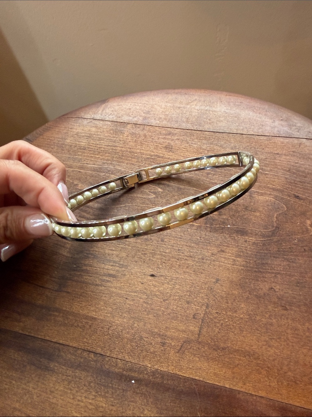 Lele Sadoughi Track Pearl Choker Necklace